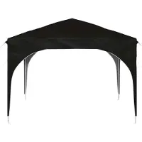 vidaXL Pop-up Partyzelt 290 x 290 x 245 cm Schwarz