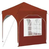 vidaXL Pop-up Partyzelt 192 x 192 x 245 cm Terrakotta