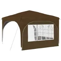 vidaXL Pop-up Partyzelt 290 x 290 x 245 cm Taupe