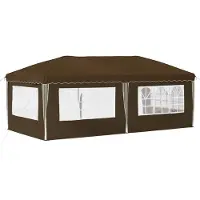 vidaXL Pop-up Partyzelt 574 x 289 x 245 cm Taupe