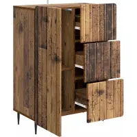 vidaXL Sideboard Altholz 66 x 34,5 x 91,5 cm Holzwerkstoff