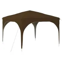 vidaXL Pop-up Partyzelt 290 x 290 x 245 cm Taupe