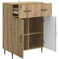 vidaXL Sideboard Artisan-Eiche 66 x 34,5 x 89,5 cm Holzwerkstoff
