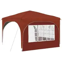 vidaXL Pop-up Partyzelt 290 x 290 x 245 cm Terrakotta