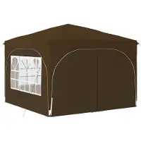 vidaXL Pop-up Partyzelt 290 x 290 x 245 cm Taupe