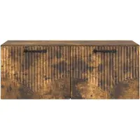 vidaXL Wandmontierter TV-Schrank Geräucherte Eiche 78,5 x 41 x 30 cm