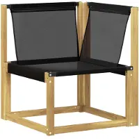 vidaXL 2 stk. Outdoor Mittel- und Ecksofa Weiß