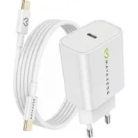 Avizar Mayaxess, 20W Netzteil für iPhone Air + USB-C Kabel 1m, Weiß