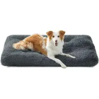 OEM Weiches Hundebett 110x73cm dunkelgrau maschinenwaschbar