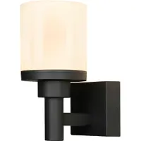 Mangel Gartenlampe Fassade Außenwandleuchte Top Schwarz Modern LED12W Saponia Candellux