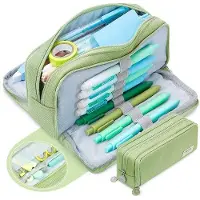OEM Grünes Etui mit 3 Fächern und Organizer Funktion