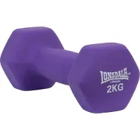 Lonsdale Fitness Weights Neoprenbeschichtete Hantel 2kg 1 Einheit Lila 2 kg Lila 2 kg