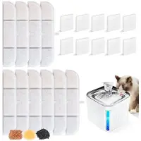 OEM Katzenwasserfilter 10x Aktivkohle und 10x Schaumfilter für 2,5L Trinkfontäne