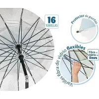 OEM Aluminium Strandsonnenschirm mit Tragebeutel und Sonnenbeschattung UPF 50+, grün oder blau, 220 cm