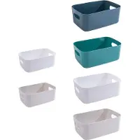 OEM Kleiner Plastikboxensatz 6-teilig blau/grün/weiß/grau