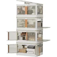 OEM Klappbare Kunststoffbox 72l transparent stapelbar
