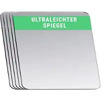OEM Kleine quadratische Acrylspiegel, 10x10cm, 5er Set, ideal für Dekoration und Kosmetik
