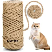 Markenlos Sisal-Tau für Kratzbaum - natürliches Material - 30 Meter