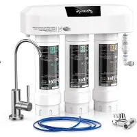 OEM Wasserfiltersystem unter der Spüle 3-Stufen 0,05-Mikron Nickel