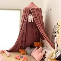 OEM Babypflegebett mit Netz und Baldachin rosa