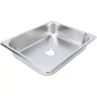 OEM Edelstahlwaschbecken 304 RVS kompakt quadratisch