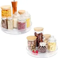 OEM Drehplateau 23,5cm 27cm Lazy Susan Drehbarer Kräuterrekordner