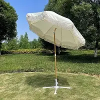 OEM Draagbare Garten-Sonnenschirm weiß