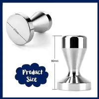 OEM Kaffeestampfer, 51 mm Basis, Espressostampfer aus Edelstahl, für 51 mm Portafilter, massiv und schwer, im Barista-Stil