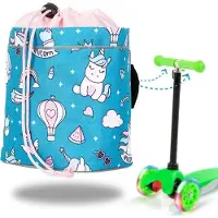 OEM Einhorn-Tasche für Kinderfahrrad, blau-türkis, universal