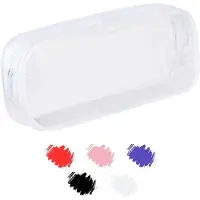 OEM Durchsichtige PVC Etui runde Form Damen Schule Büro