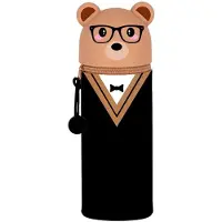 OEM Weiches Silikon-Etui 2-in-1 für Bier, kawaii, schwarz, klein, Studentengeschenk