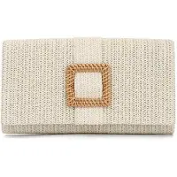 OEM Gewobene Raffia Sommer Handtasche Rot