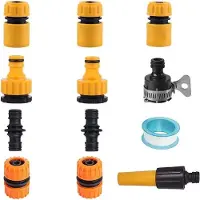 OEM Gartenschlauch-Set mit Schnellverbinder, 6-teilig, universell
