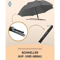 OEM Grauer Reiseparasol 50+ UV-Schutz