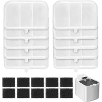 OEM 10-Filter-Set für intelligente Katzenfutterboxen mit Harz und Aktivkohle zum Haarfiltern und Geruchsoptimieren