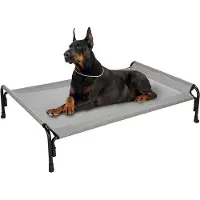 OEM Erhöhtes Hundebett XL Grau für Große Hunde