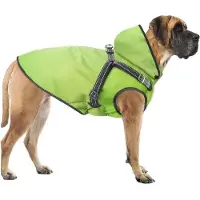OEM Wasserdichte Regenjacke für Hunde Grün S