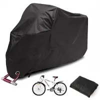 OEM Wasserdichter Fahrradanhänger 200x70x110cm, Schwarz, 210T Oxford Stoff