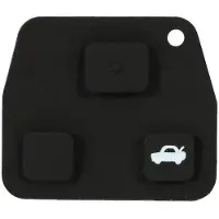 OEM Auto-Schlüssel-Fernbedienung-Abdeckung für A-ven-sis Co-ro-l-la Rav-4 mit 3 Knöpfen und Gummi-Pad