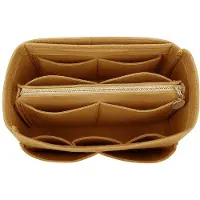 OEM Große braune Taschenorganizer mit Reißverschluss