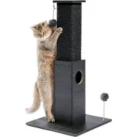Markenlos Katzenbaum Kratzbaum - mit Hängematte und schönem Katzenhaus