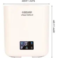 OEM Tragbare Mini-Wasch- und Trockenkombination – Großes Fassungsvermögen von 7 Litern – Automatische Kleinwaschmaschine – Touchscreen – Für Wohnungen (Beige)