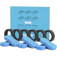 OEM Katzenwasserfilter, 6 Aktivkohle- + 6 Schwammfilter, dreifach gefiltert, frisch und sauber, für Katzen-Trinkbrunnen