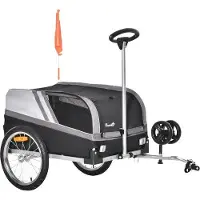OEM 2in1 Hundefahrradanhänger und Trolley, atmungsaktiv und wetterfest