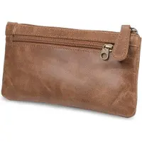 OEM Leder-Etui mit Reißverschluss, 20x10cm, praktisch