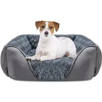 OEM Weiches, wasbares Hundebett, Anti-Angst, Antirutsch, 63x53x20cm