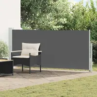 Syfax Ausziehbare Seitenmarkise Rechteckig 140 x 500 cm Polyester