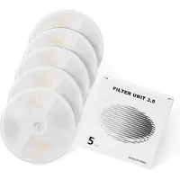 OEM Katzenwasserfilter 5er-Pack, 1,85L, Aktivkohle, 4-fach Filtersystem