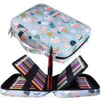 OEM XXL Etui mit 220 Fächern, wasserdicht, für Stifte und Kunstmaterial, ideal für Schüler und Künstler