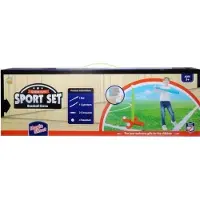 Swede Sommer Spieleset mit Schläger und Bällen, 22x9x64 cm, für Kinder ab 3 Jahren